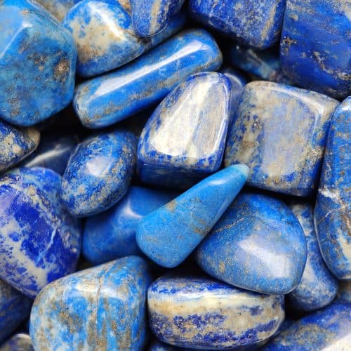Lapis lazuli pierres roulées zoom